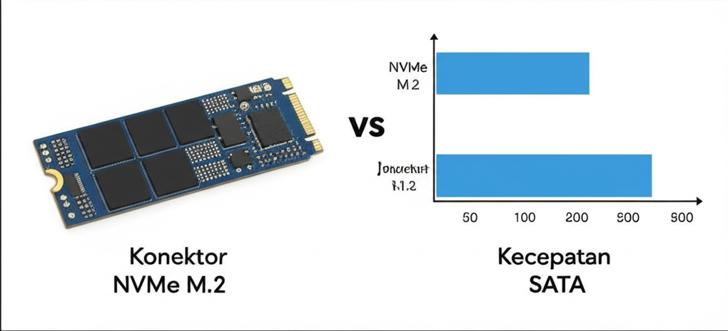 Memahami Perbedaan NVMe dan SATA untuk Performa Penyimpanan Optimal