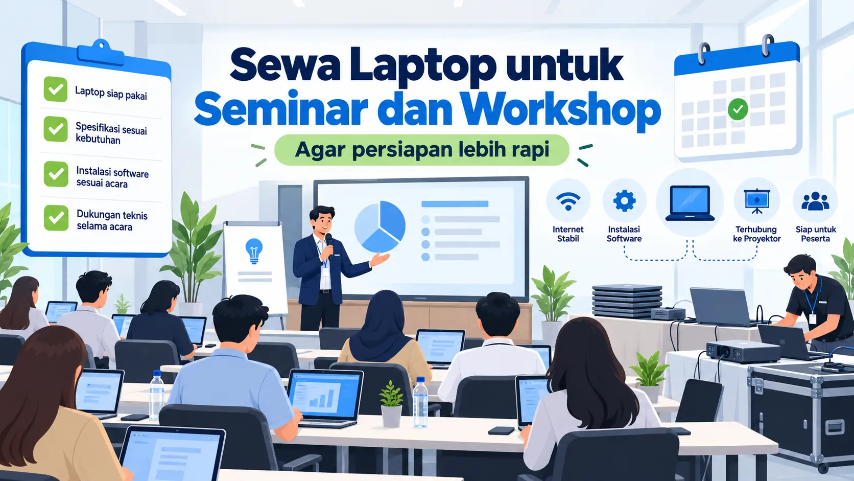 Sewa Laptop untuk Seminar dan Workshop agar Persiapan Lebih Rapi